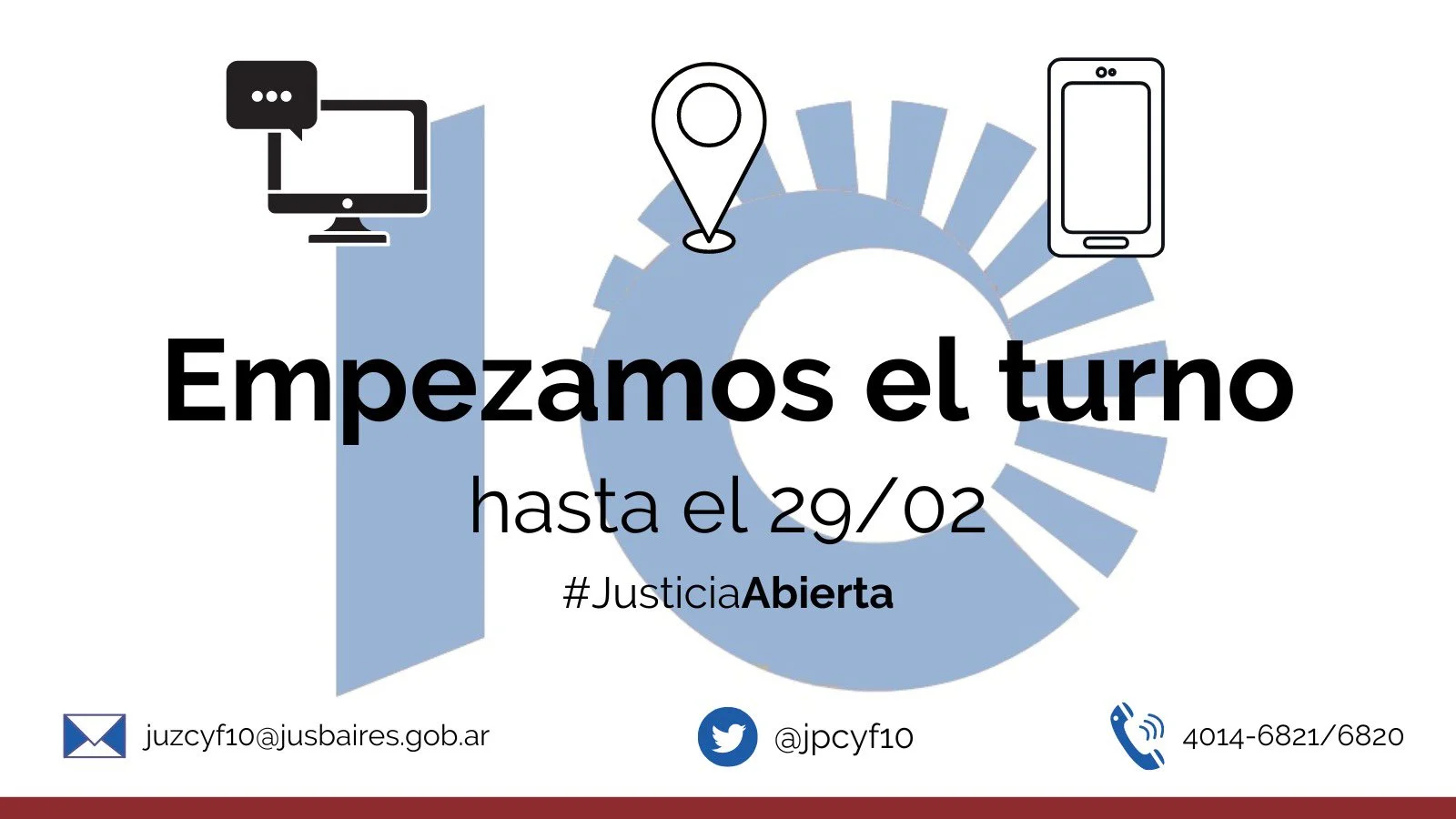Empezamos el turno, hasta el 29 de febrero de 2024